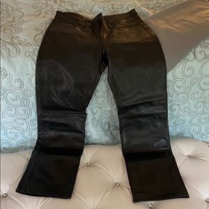 Leather pants